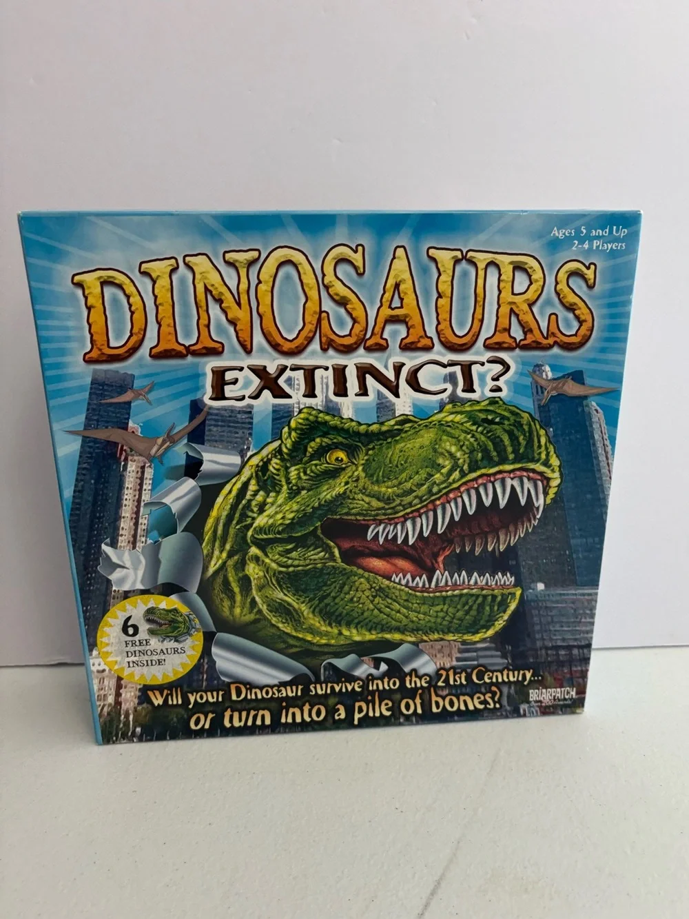 Dinosaurs Extinct? Game by Briarpatch Complete NO Extra Dinosaurs - Bones